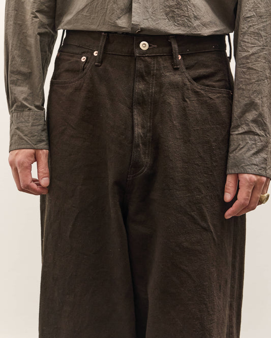 Yoko Sakamoto 5 Pocket Baggy Pants, Kakishibu