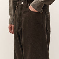 Yoko Sakamoto 5 Pocket Baggy Pants, Kakishibu