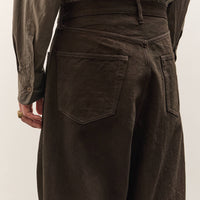 Yoko Sakamoto 5 Pocket Baggy Pants, Kakishibu