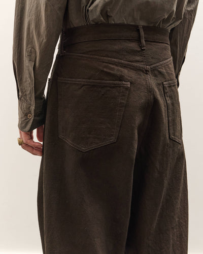 Yoko Sakamoto 5 Pocket Baggy Pants, Kakishibu