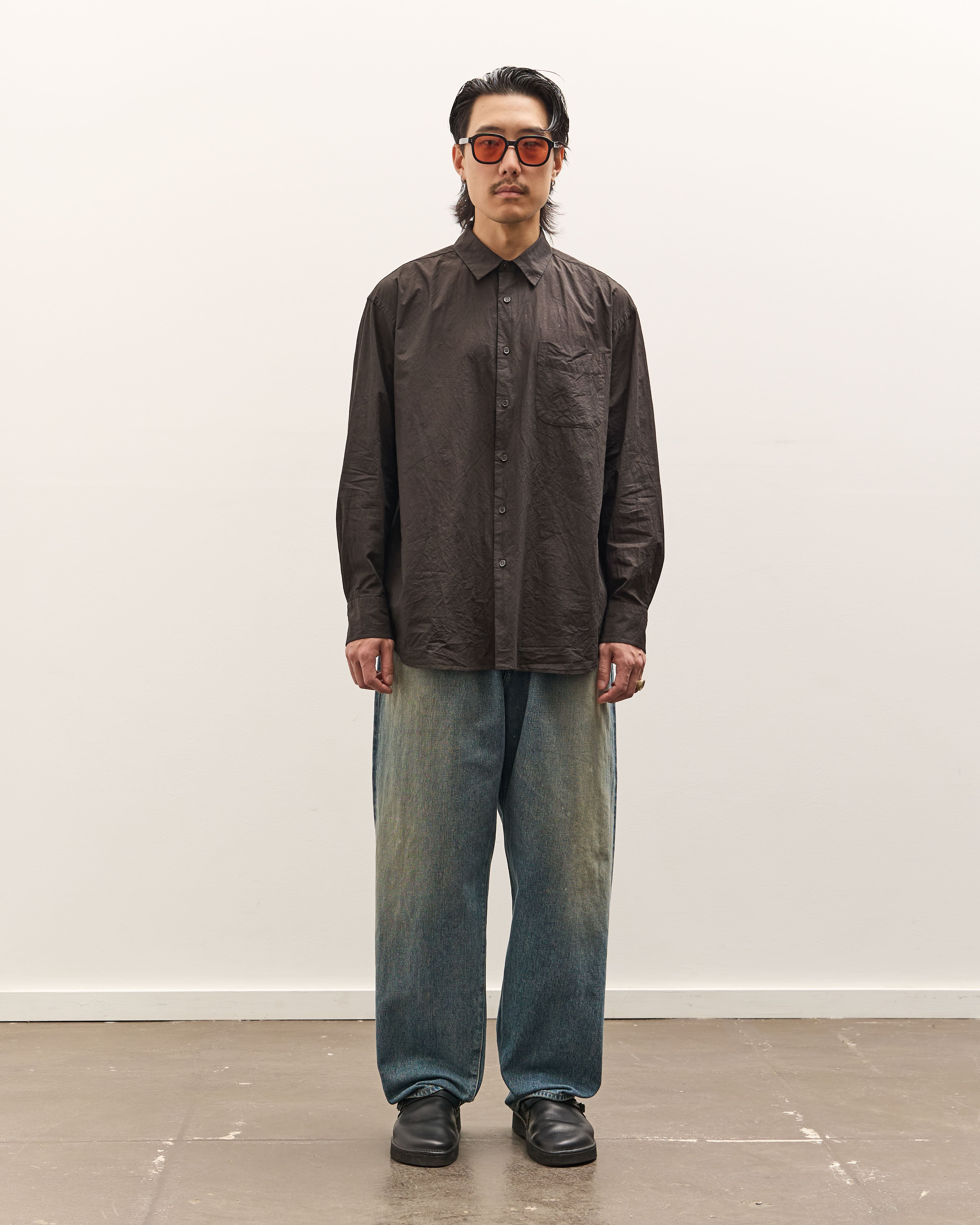 パンツ YOKO SAKAMOTO easy pants fade indigo Namu Shop - Yoko Sakamoto 5Pocket Easy Pants - Fade Indigo