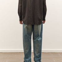 Yoko Sakamoto 5 Pocket Easy Pants, Faded Indigo