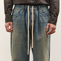 Yoko Sakamoto 5 Pocket Easy Pants, Faded Indigo