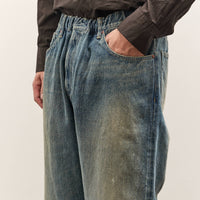 Yoko Sakamoto 5 Pocket Easy Pants, Faded Indigo