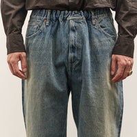 Yoko Sakamoto 5 Pocket Easy Pants, Faded Indigo
