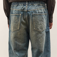 Yoko Sakamoto 5 Pocket Easy Pants, Faded Indigo