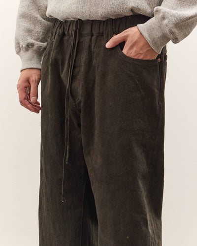 Yoko Sakamoto 5 Pocket Easy Pants, Kakishibu