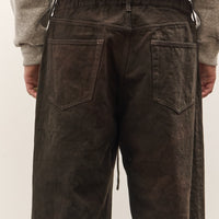 Yoko Sakamoto 5 Pocket Easy Pants, Kakishibu