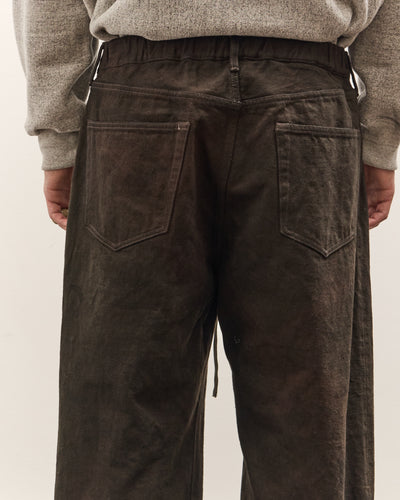 Yoko Sakamoto 5 Pocket Easy Pants, Kakishibu