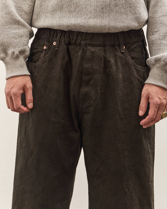 Yoko Sakamoto 5 Pocket Easy Pants, Kakishibu