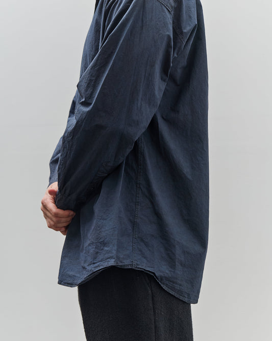 Yoko Sakamoto Unisex Big Dress Shirt, Indigo Sumi Ink