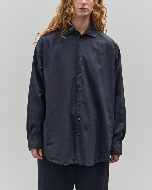 Yoko Sakamoto Big Dress Shirt, Indigo Sumi Ink