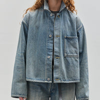 Yoko Sakamoto Denim Jacket, Used Fade Indigo