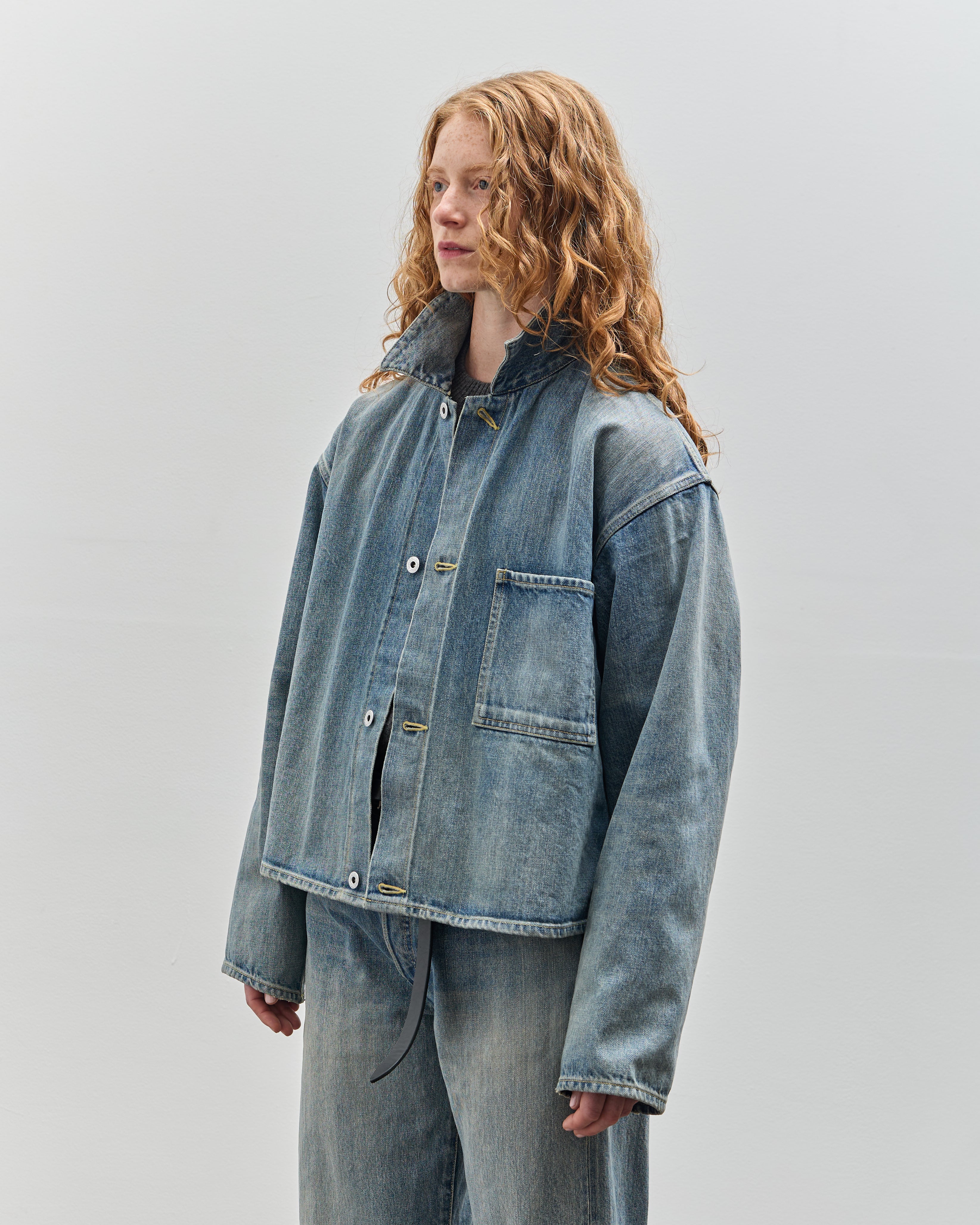 Yoko Sakamoto Denim Jacket, Used Fade Indigo