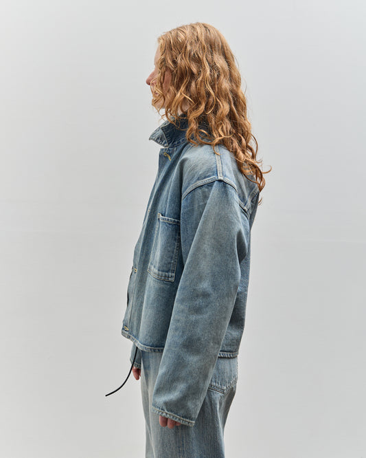 Yoko Sakamoto Denim Jacket, Used Fade Indigo