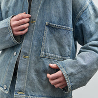 Yoko Sakamoto Denim Jacket, Used Fade Indigo