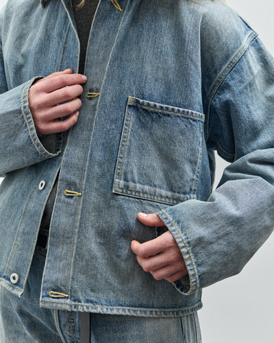 Yoko Sakamoto Denim Jacket, Used Fade Indigo