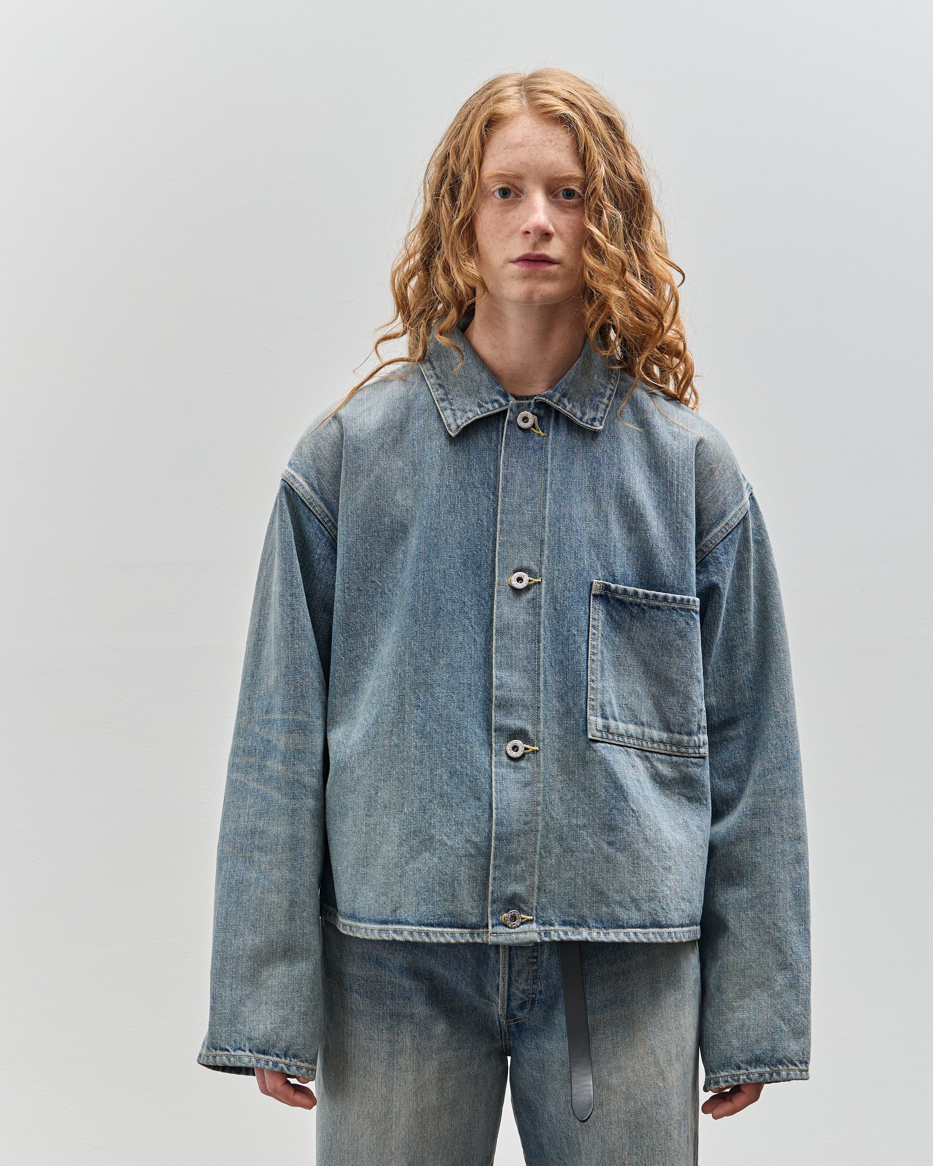 Yoko Sakamoto Denim Jacket, Used Fade Indigo