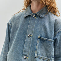 Yoko Sakamoto Denim Jacket, Used Fade Indigo