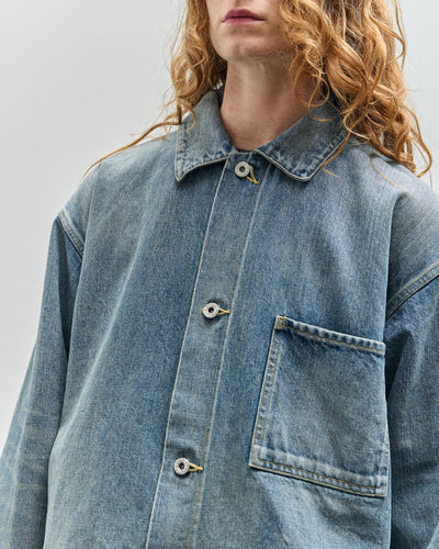 Yoko Sakamoto Denim Jacket, Used Fade Indigo