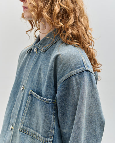 Yoko Sakamoto Denim Jacket, Used Fade Indigo