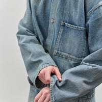 Yoko Sakamoto Denim Jacket, Used Fade Indigo