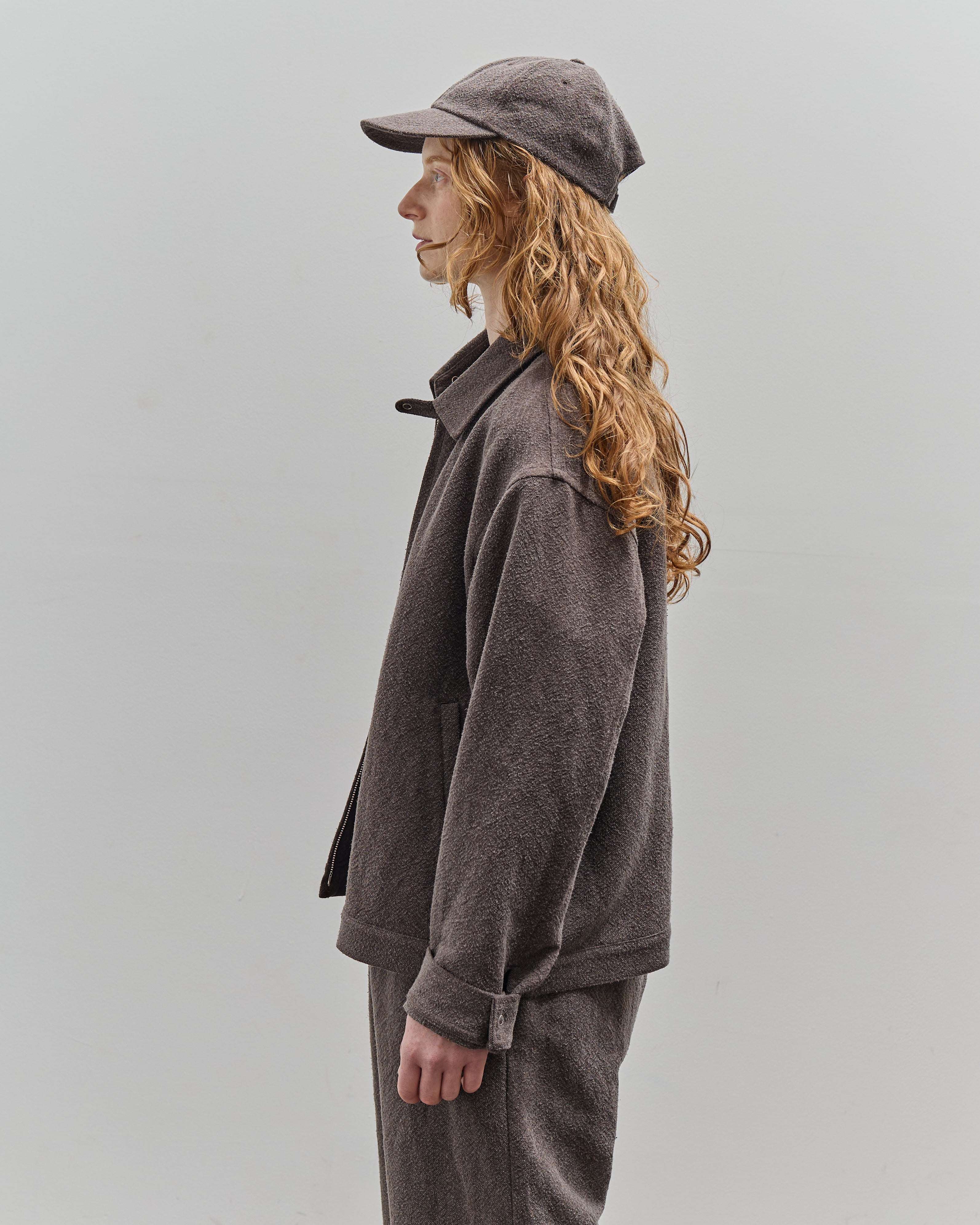 【YOKO SAKAMOTO】DRIZZLER JACKET_BROWN Yoko Sakamoto Drizzler Jacket, Brown – Glasswing