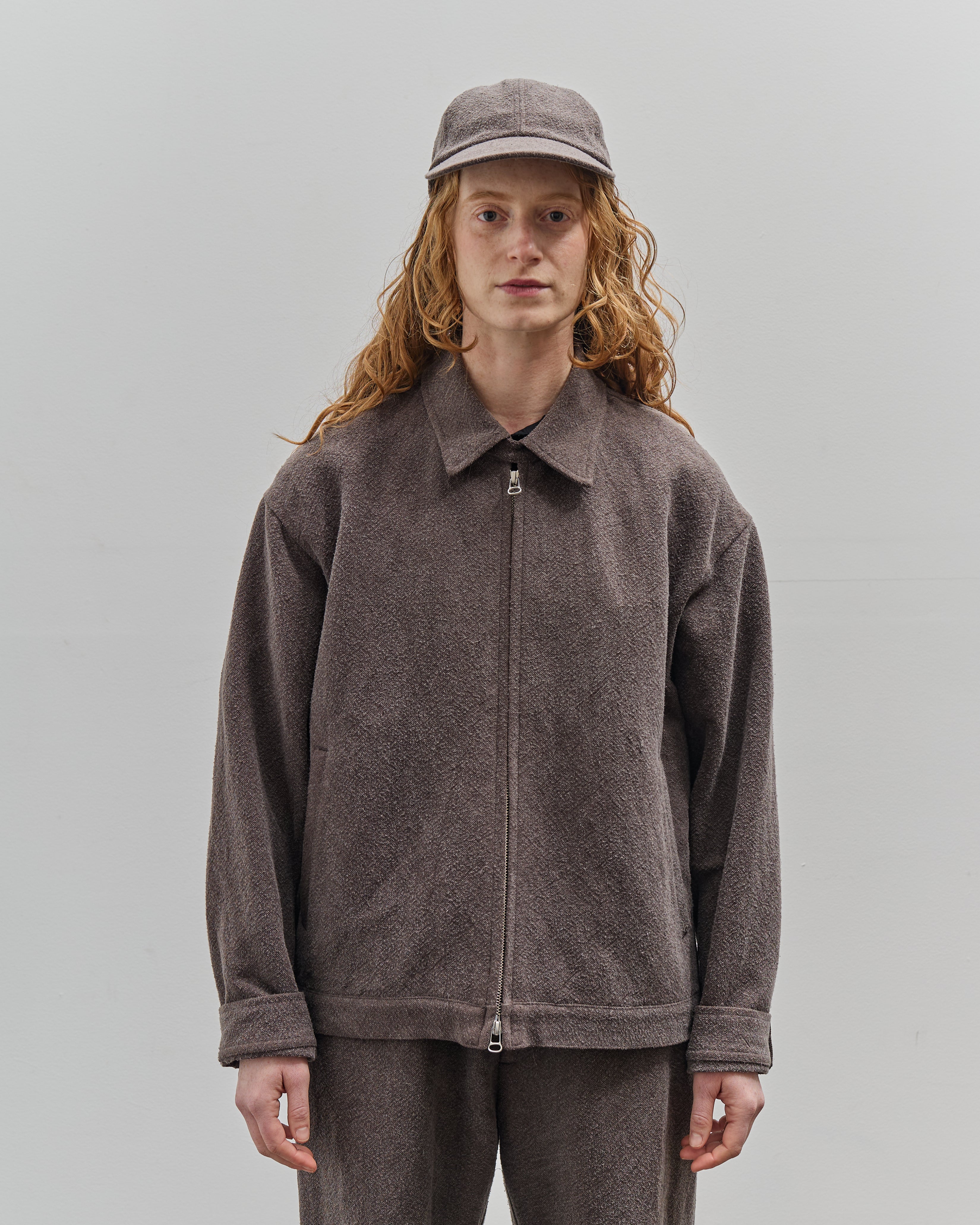 【YOKO SAKAMOTO】DRIZZLER JACKET_BROWN Yoko Sakamoto Drizzler Jacket, Brown – Glasswing