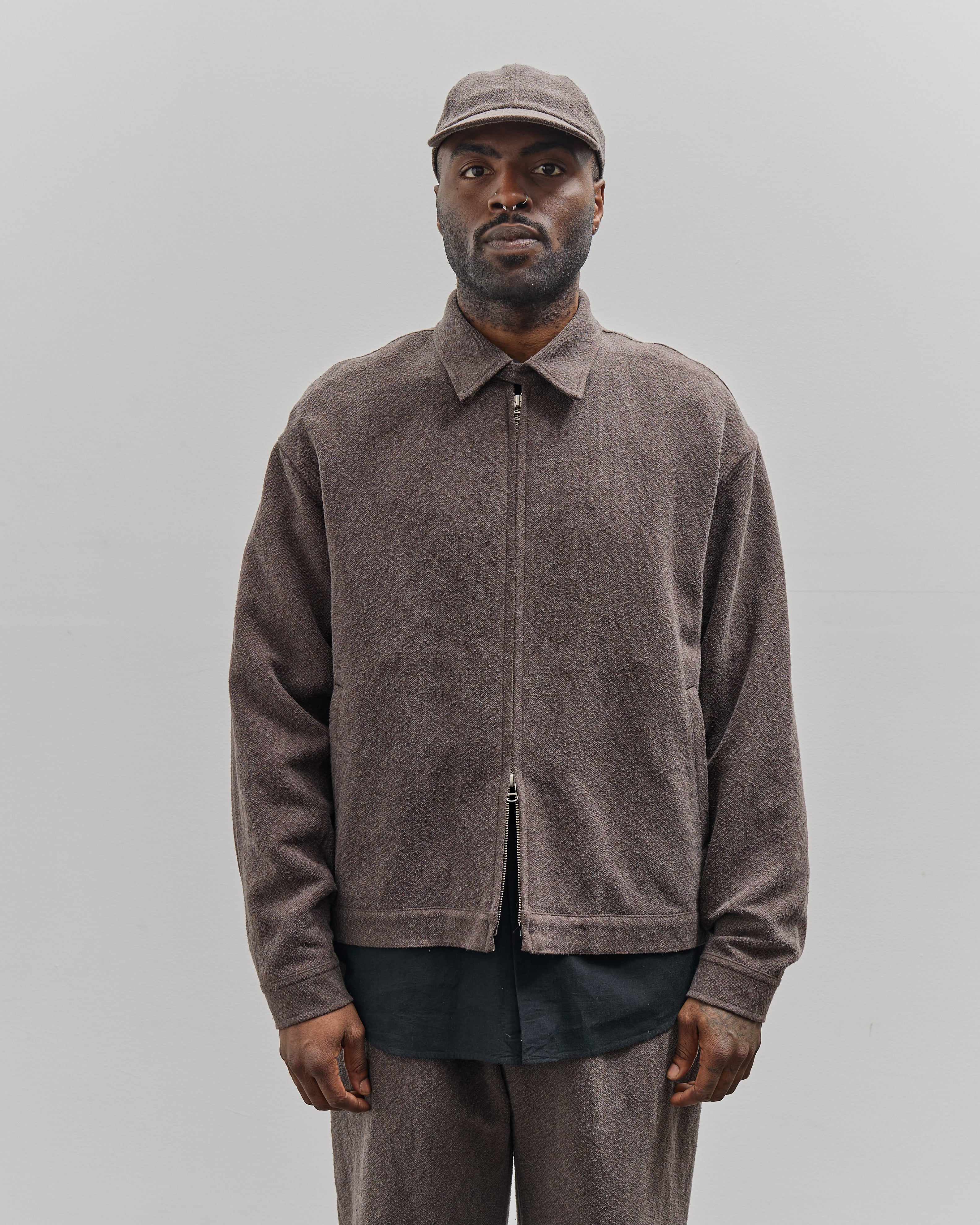 【YOKO SAKAMOTO】DRIZZLER JACKET_BROWN Yoko Sakamoto Drizzler Jacket, Brown – Glasswing