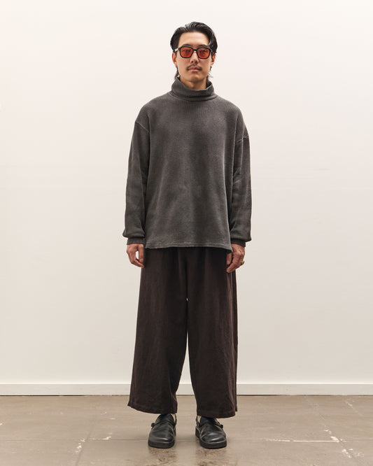 Yoko Sakamoto High Neck Pullover, Sumi Ink