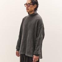 Yoko Sakamoto High Neck Pullover, Sumi Ink