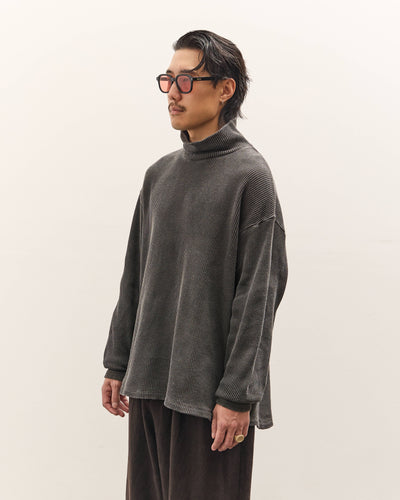 Yoko Sakamoto High Neck Pullover, Sumi Ink