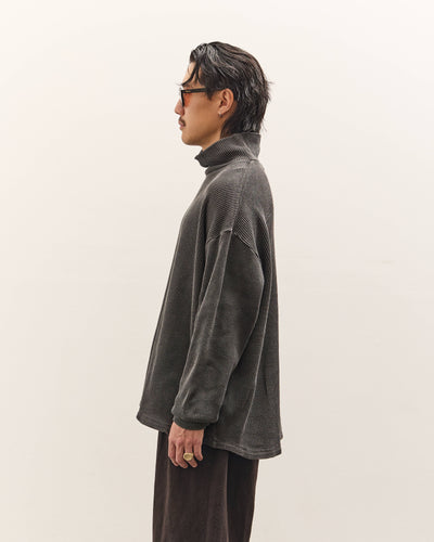 Yoko Sakamoto High Neck Pullover, Sumi Ink