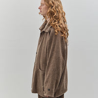 Yoko Sakamoto Kasuri Parka, Brown Broken Stripe