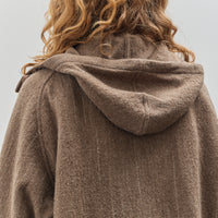 Yoko Sakamoto Kasuri Parka, Brown Broken Stripe