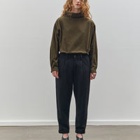 Yoko Sakamoto Kasuri Tapered Trouser, Black