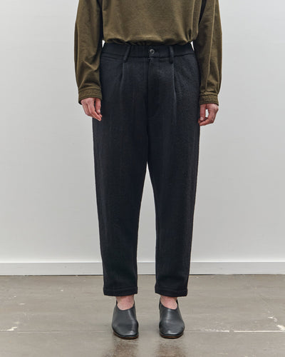 Yoko Sakamoto Kasuri Tapered Trouser, Black