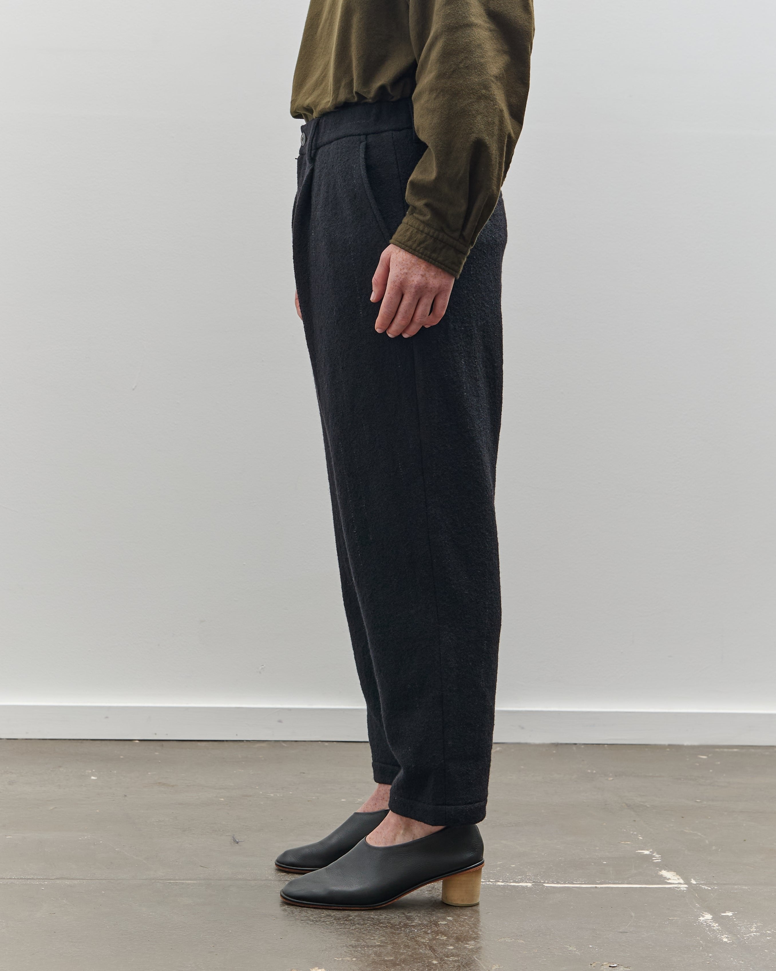 Yoko Sakamoto Kasuri Tapered Trouser, Black – Glasswing