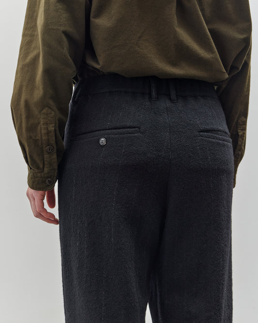 Yoko Sakamoto Kasuri Tapered Trouser, Black