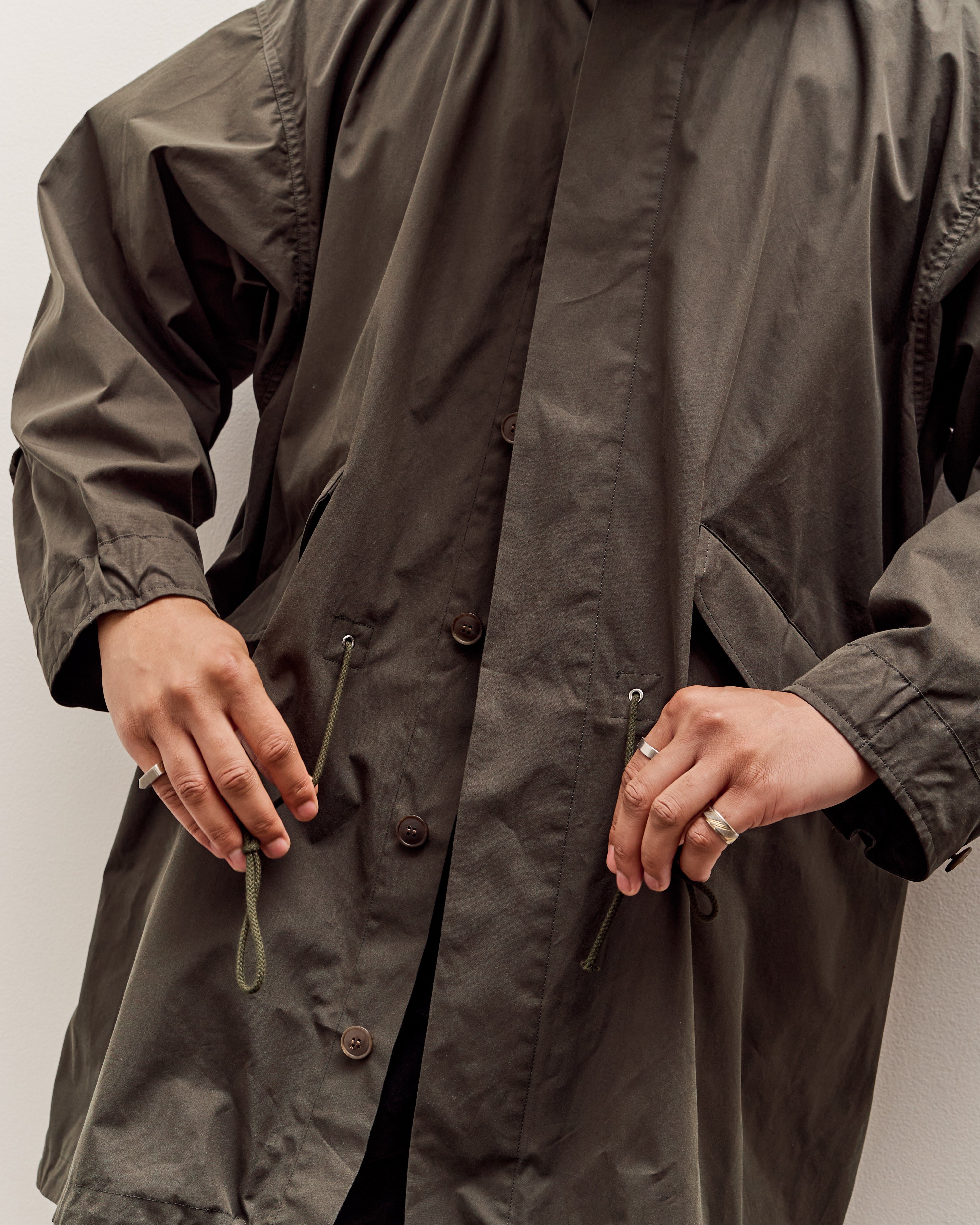 Yoko Sakamoto Mods Coat, Olive – Glasswing