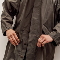 Yoko Sakamoto Mods Coat, Olive