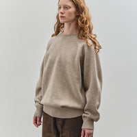 Yoko Sakamoto Raglan Crewneck Knit, Beige