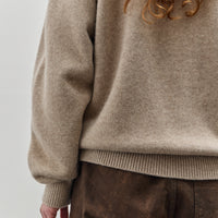 Yoko Sakamoto Raglan Crewneck Knit, Beige