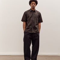 Yoko Sakamoto Regular Collar S/S Shirt, Kakishibu