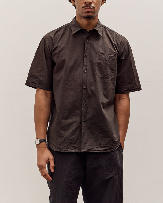 Yoko Sakamoto Regular Collar S/S Shirt, Kakishibu