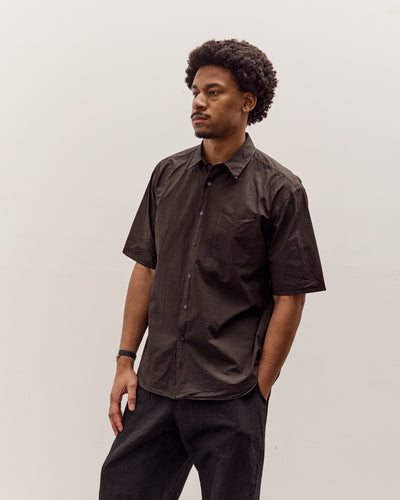 Yoko Sakamoto Regular Collar S/S Shirt, Kakishibu