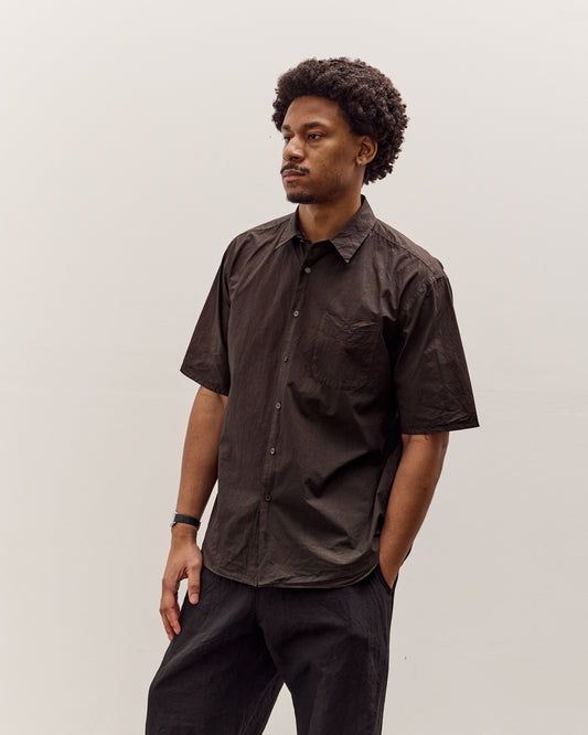 Yoko Sakamoto Regular Collar S/S Shirt, Kakishibu