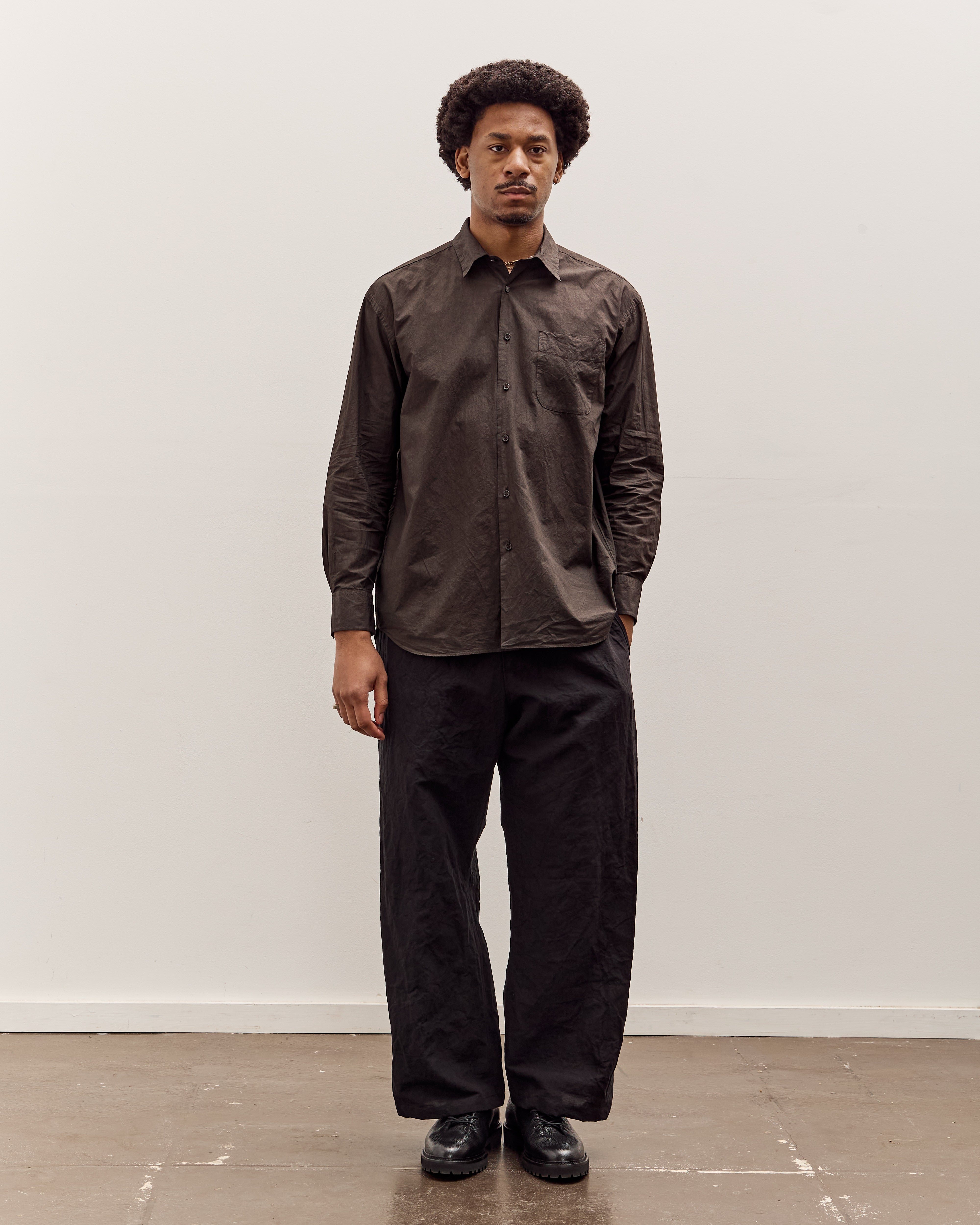 Yoko Sakamoto Regular Collar Shirt, Kakishibu – Glasswing