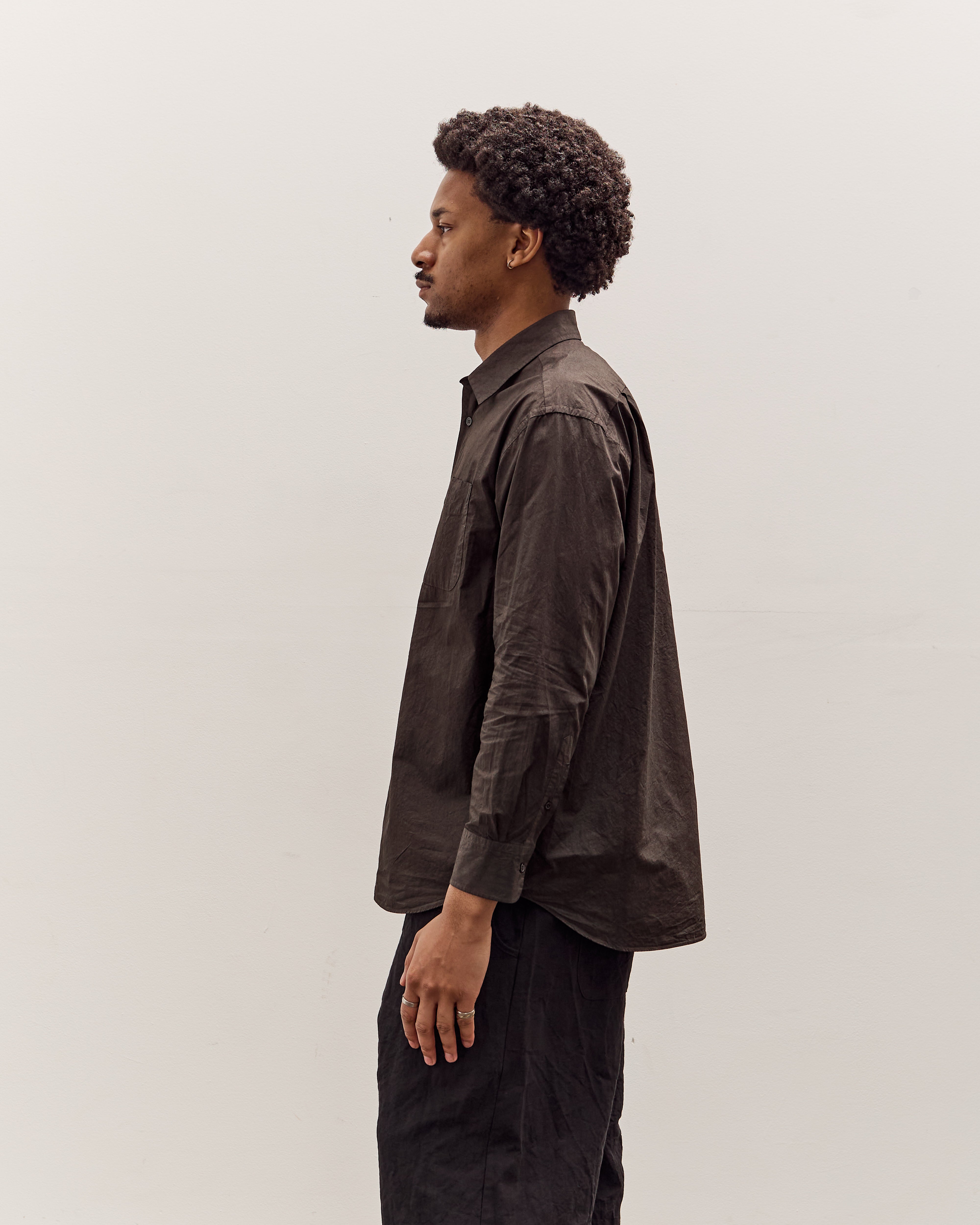 Yoko Sakamoto Regular Collar Shirt, Kakishibu – Glasswing