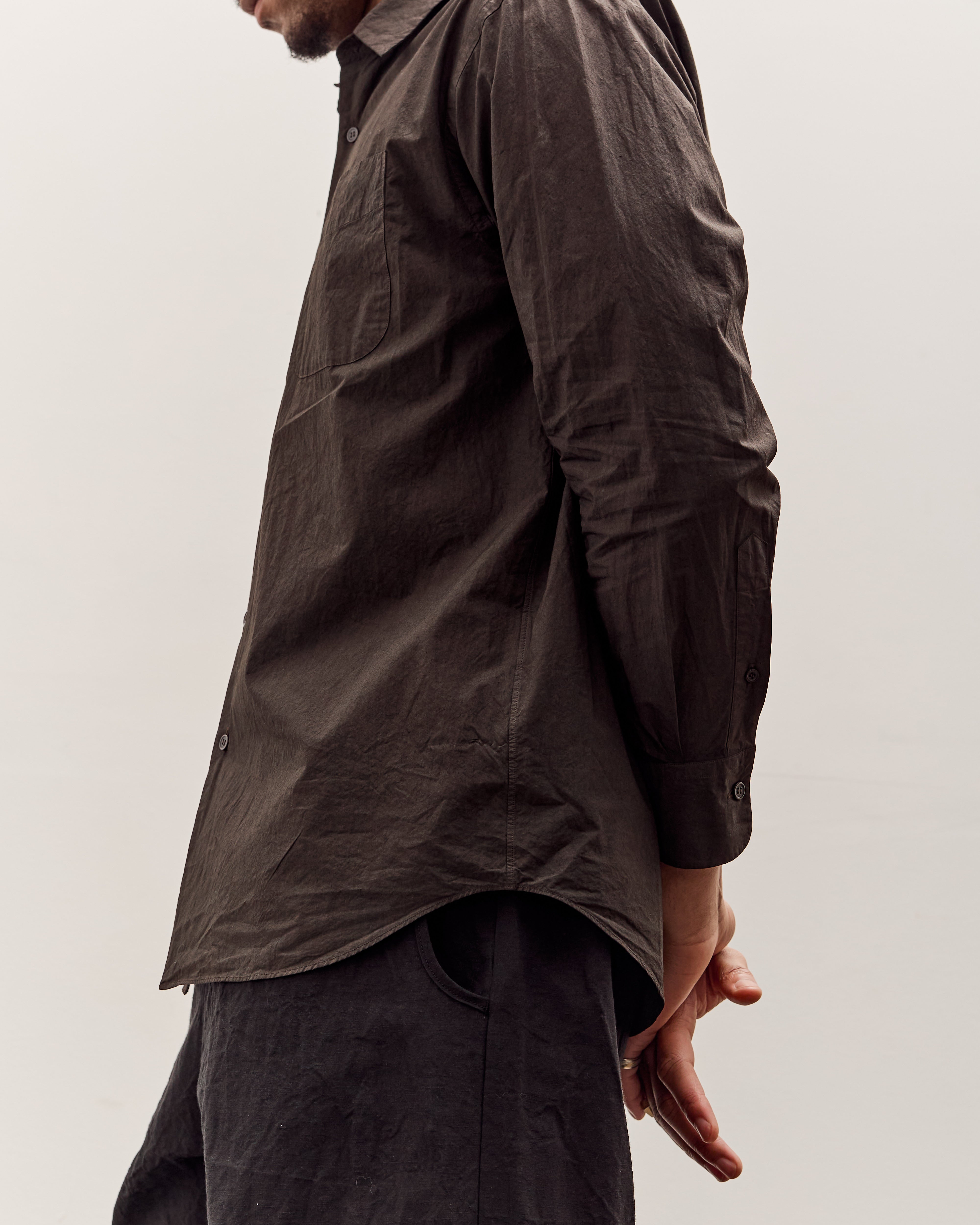 Yoko Sakamoto Regular Collar Shirt, Kakishibu – Glasswing